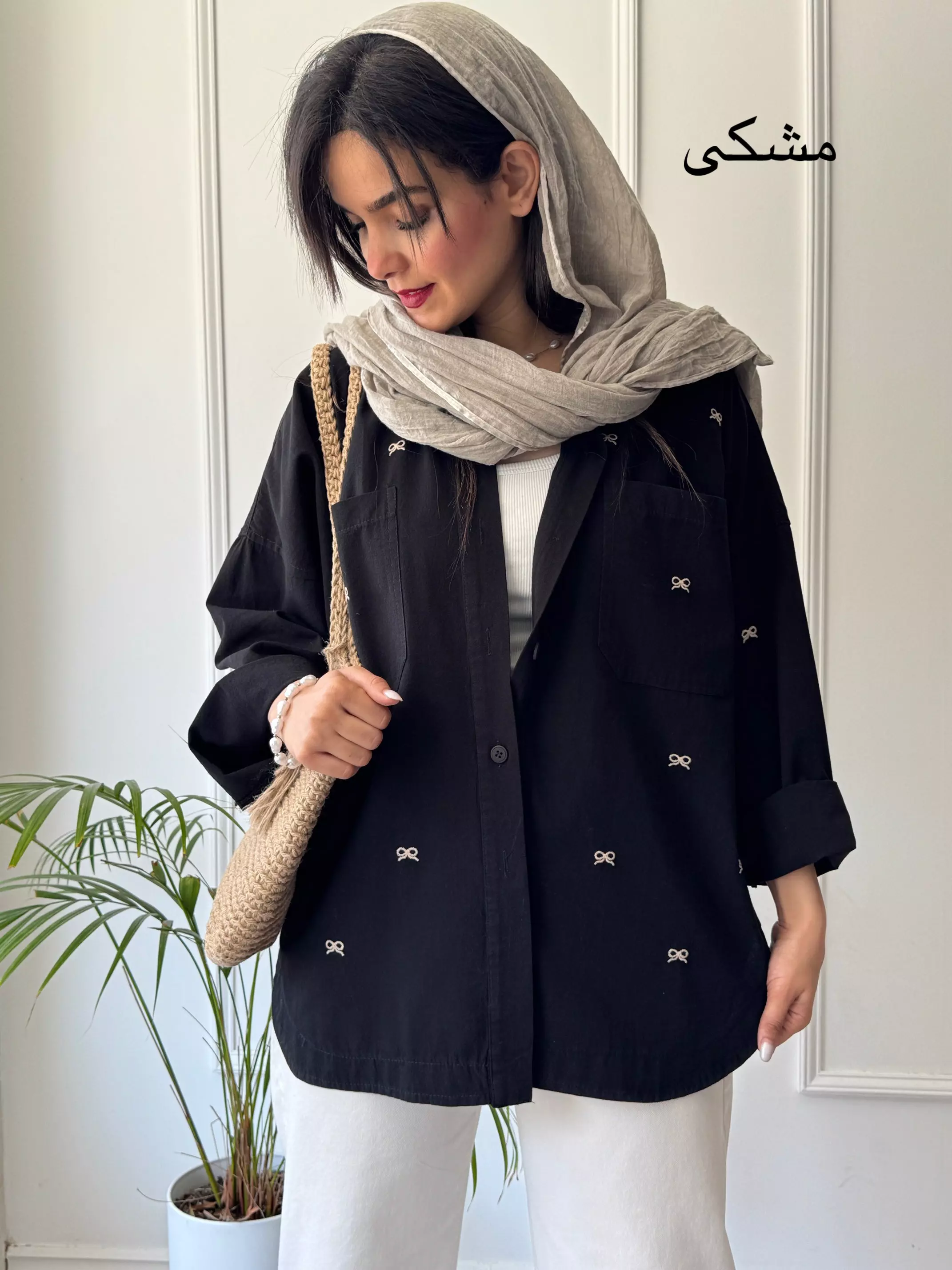 مانتو شومیزی گلدوزی نفس - استایل تو